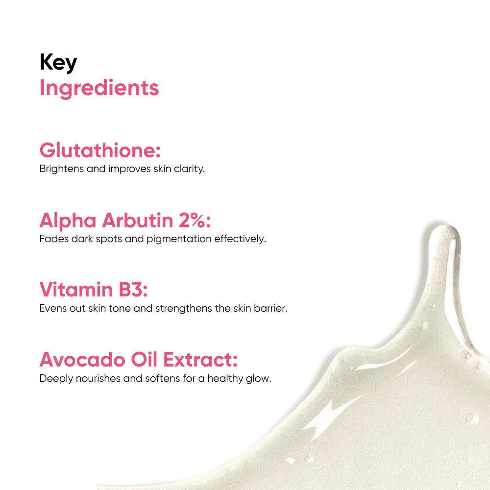 Nebula Glutamide 3-in-1 Serum – Glutathione, Niacinamide & Vitamin C.